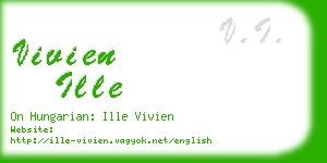 vivien ille business card